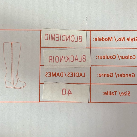 Tall black wedge heel boot by Softmoc - Size 40 (8.5-9) - Picture 11 of 13